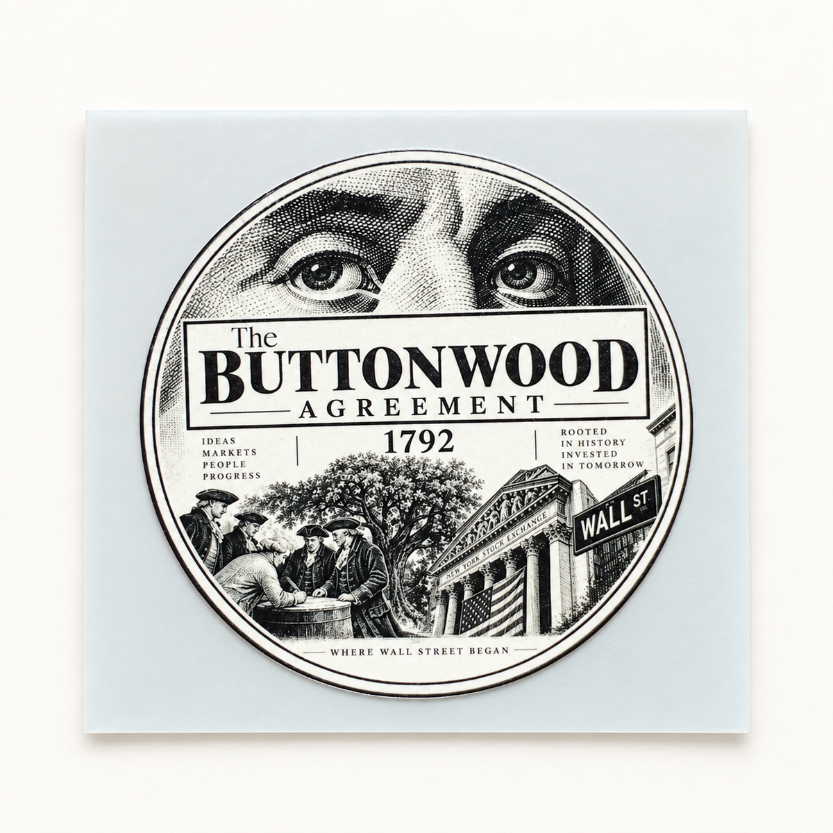 Buttonwood Agreement Sticker 3 Pack
