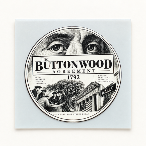 Buttonwood Agreement Sticker 3 Pack